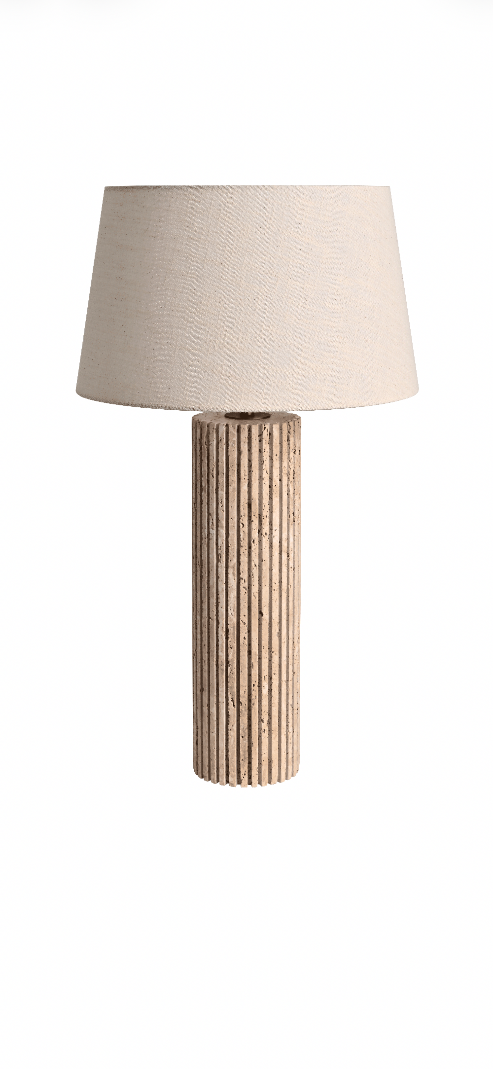 SAN MARCO Travertine Stone Column Lamp